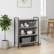 Credenza Sonoma grigio 97 x 33 x 81 cm Legno ingegnerizzato 8013827
