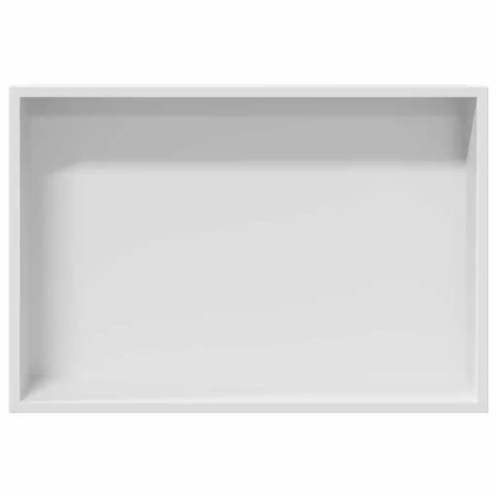 Nicchia per doccia Bianco 45 x 30 x 9,5 cm Acciaio inossidabile 42012670