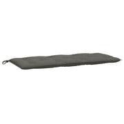 Cuscino Panca | Cuscini per sedie Giardino Grigio Scuro M¨¦lange 120x50x7 cm Tessuto