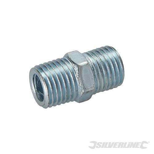 Silverline Raccordo doppio per linee d'aria 2 p.zi per compressori