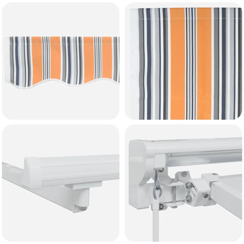 Cornice per Tenda Manuale con LED 4 × 3 m 3420620