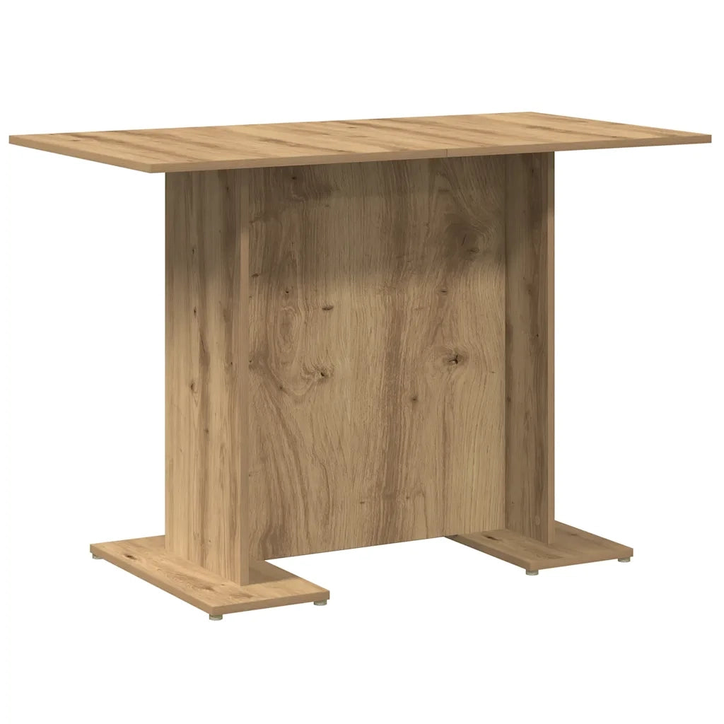 Tavolo Pranzo | Tavolo da cucina Rovere Artigianale 110x60x75 cm Legno Multistrato