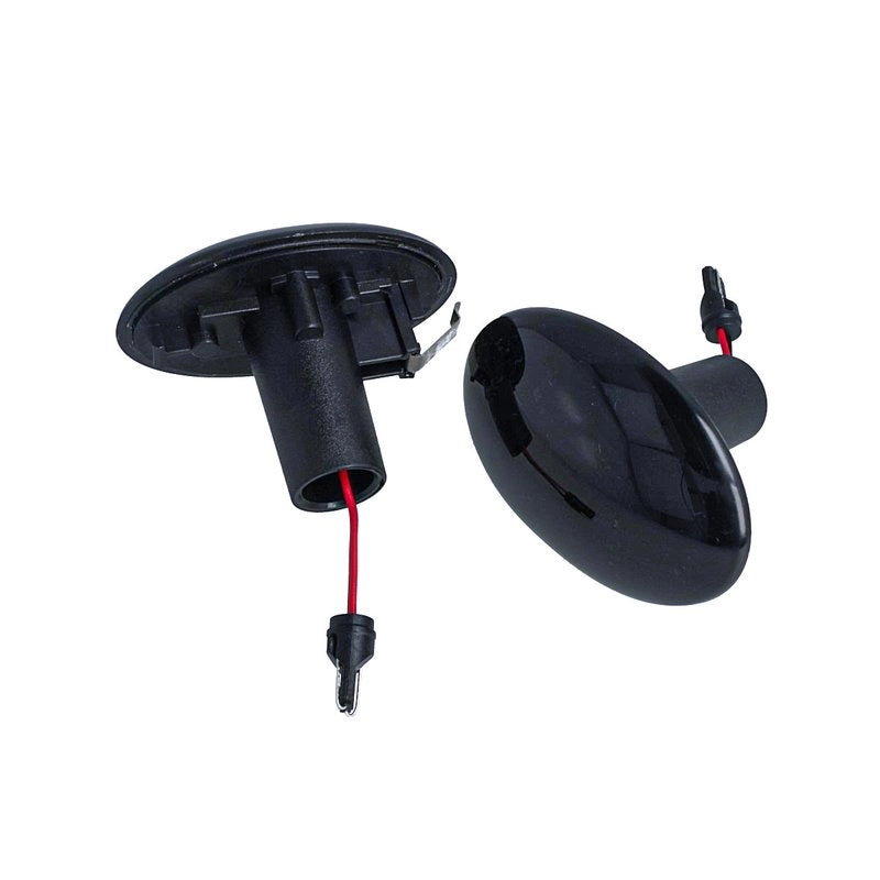 Kit Freccia Laterale a Led Side Marker Lente Nero Fume Luce Arancione Per Mini R56 R57 R58 R59 2007-2013