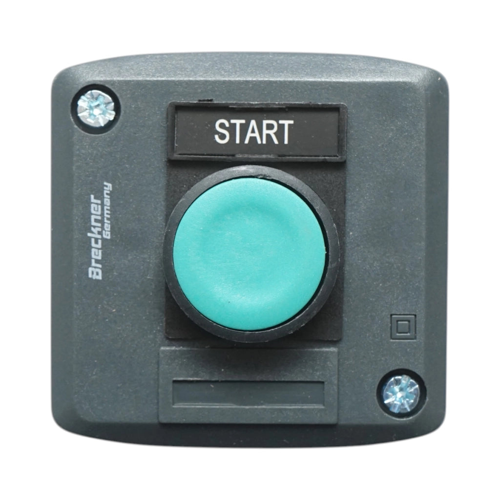 Alloggiamento del pulsante di controllo START verde con ritorno 1NO Breckner Germany
