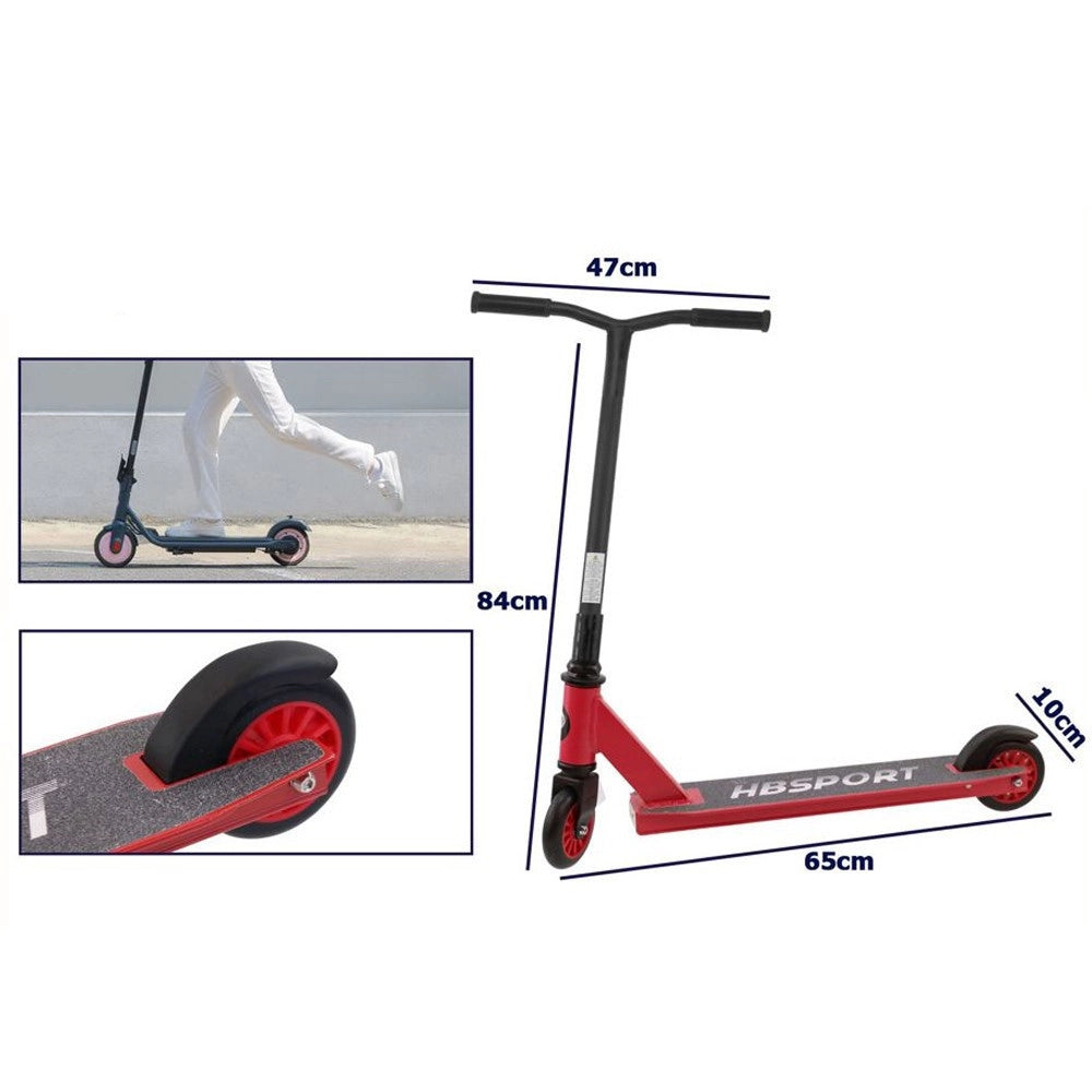 Trade Shop - Monopattino Due Ruote Veloce E Leggero Versatile Per Bambini E Ragazzi Svago -