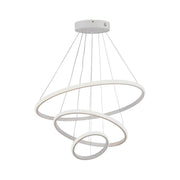 Lampadario LED 3 anelli 3000K bianco V-TAC VT-7816