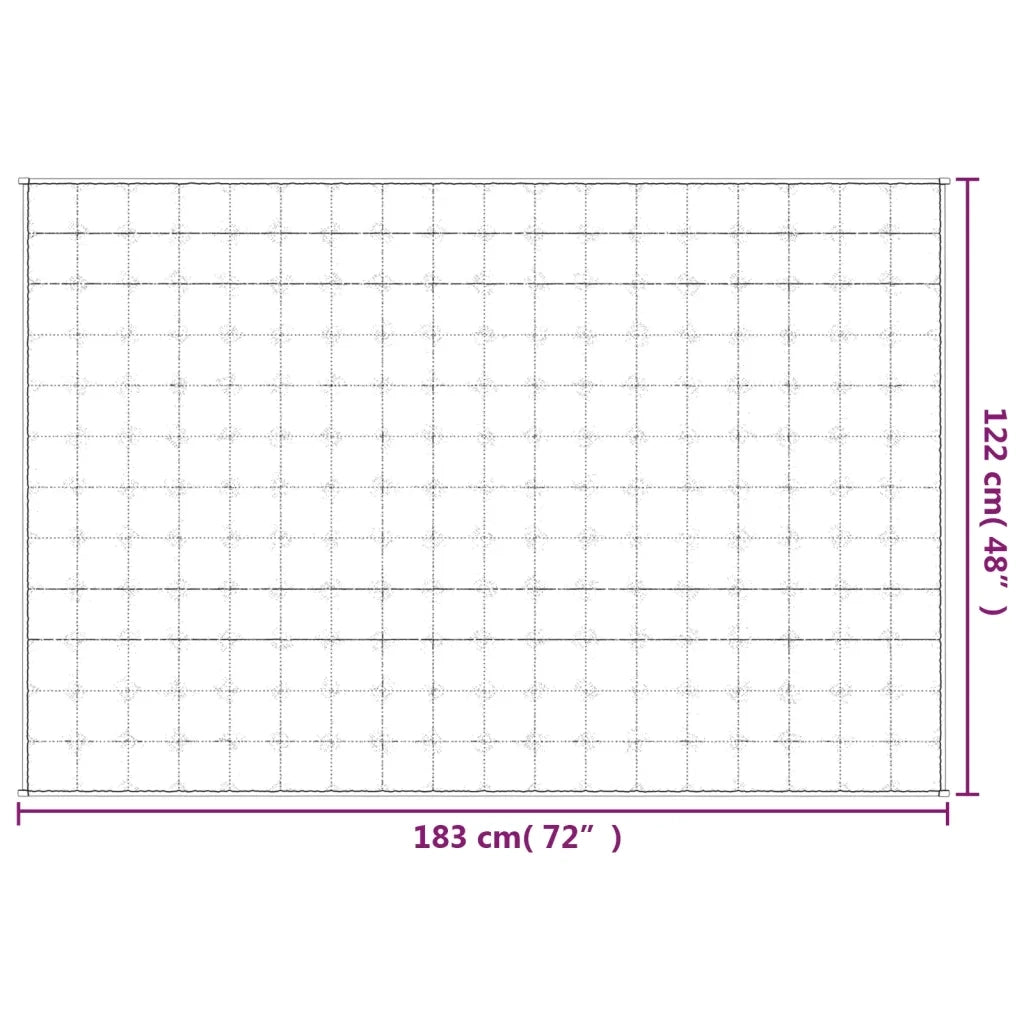 Coperta Ponderata Blu 122x183 cm 5 kg Tessuto cod mxl 78695