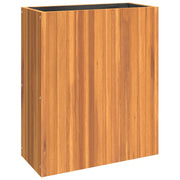 Fioriera | Cassetta per fiori | Vaso da Giardino 59x27,5x70 cm in Legno Massello di Acacia