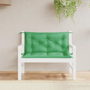 Cuscini Panca da Giardino 2pz Verdi 100x50x7cm Tessuto Oxford 361664