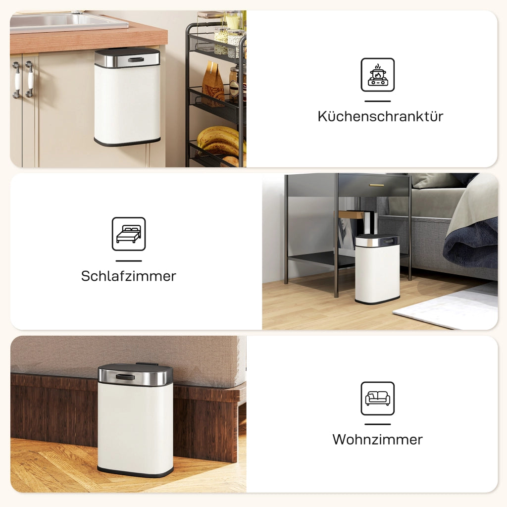 Cestino 5 L ¨C zephmum ¨C Acciaio Inossidabile Cremewei?