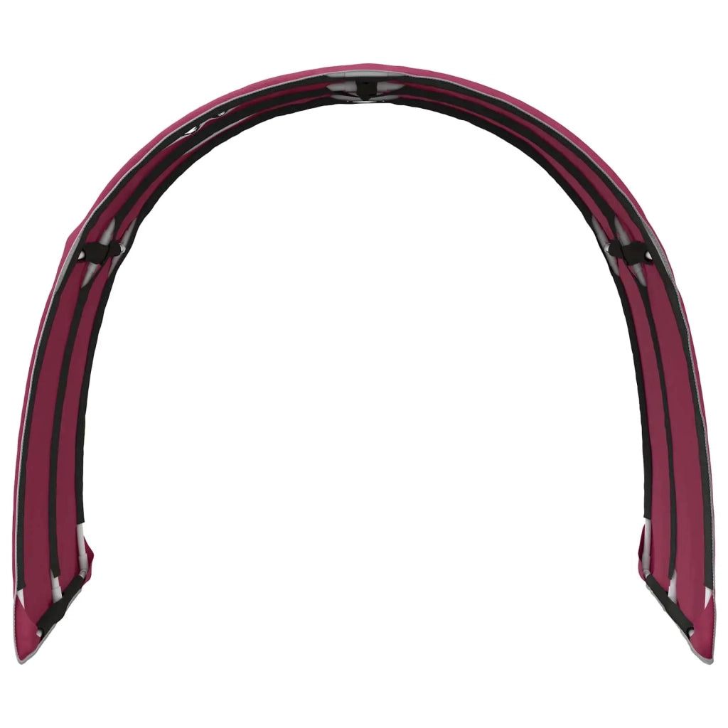Tunnel per Letto 2 pcs Rosso 211 x 67.5 x 2 cm Poliestere 893712