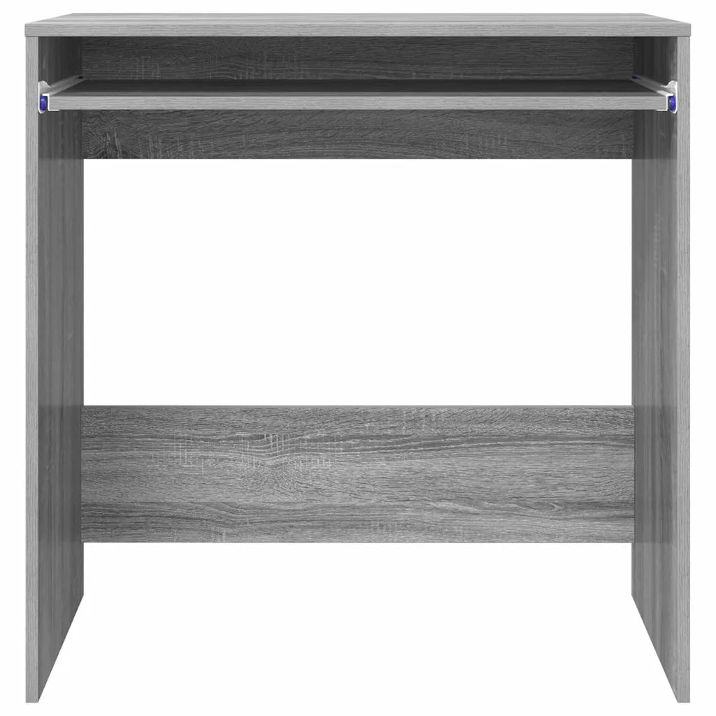 Scrivania | Tavolo da Ufficio Grigio Sonoma 77.5 x 43 x 79 cm Legno multistrato