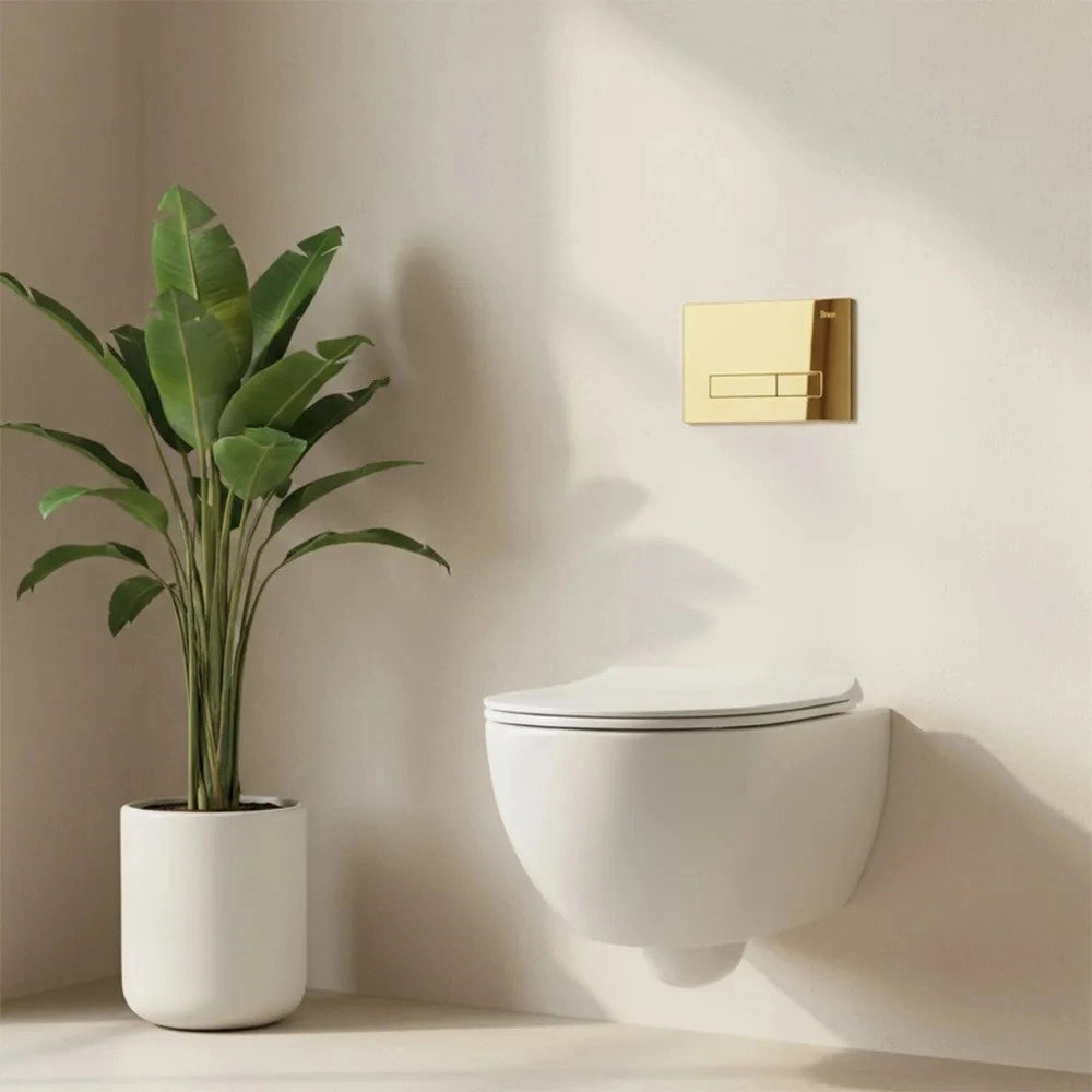 Pulsante Per Supporto Set Da Incasso Wc Rea Hd K011a-q Gold