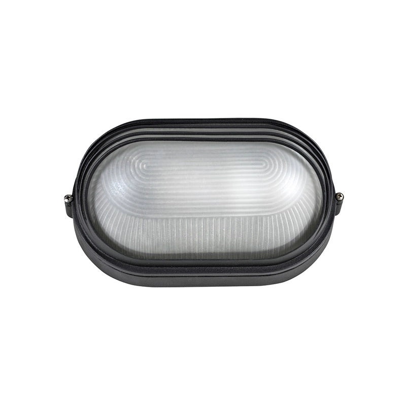 PLAFONIERA DADDI E27 28X15XH16CM NERA IP44