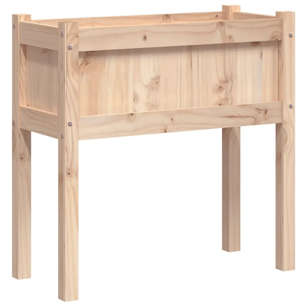 Fioriera da Giardino con Gambe 70x31x70 cm Legno Massello Pino 837554