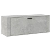 Scarpiera mobiletto portascarpe mobiletto da parete per ingresso/corridoio/soggiorno 100 x 35 x 38 cm grigio 02_0021918
