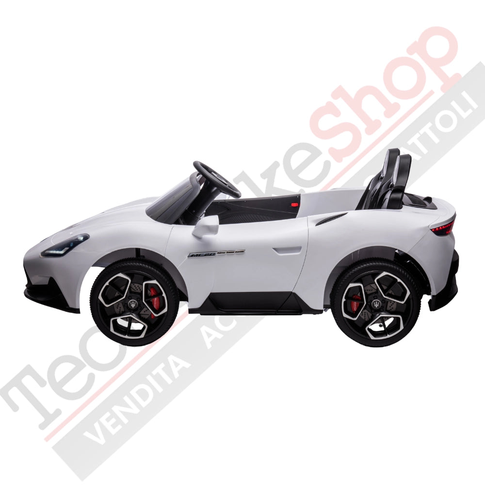 Tecnobike Shop - Auto Elettrica Per Bambini Maserati MC20 Full Optional 12V-Bianco
