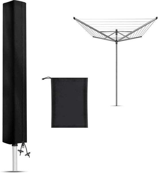 Hoes per rotativa per asciugatrice, hoes per rotativa per asciugatrice con cerniera, copertura impermeabile e resistente all'acqua per rotative per asciugatrici (180x16x16cm)