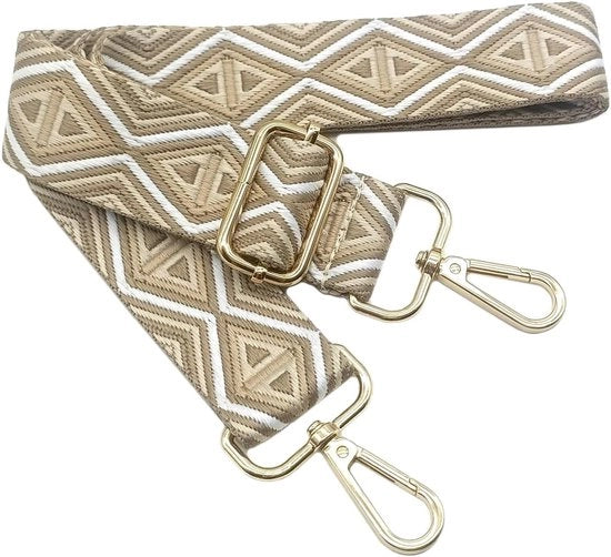 Schienalegatura per borse – per borse crossbody – 1 pezzo – beige-kaki