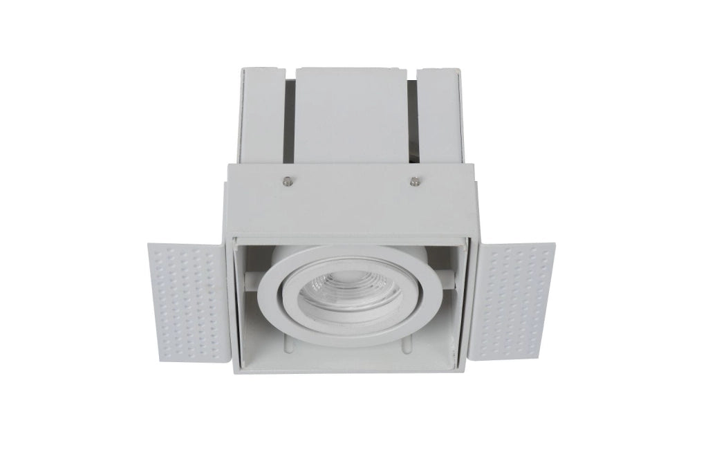 Faretto da incasso Lucide Trimless GU10 5W bianco quadrato