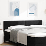 Testiera  Button Tufted Nera 180 cm in Tessuto