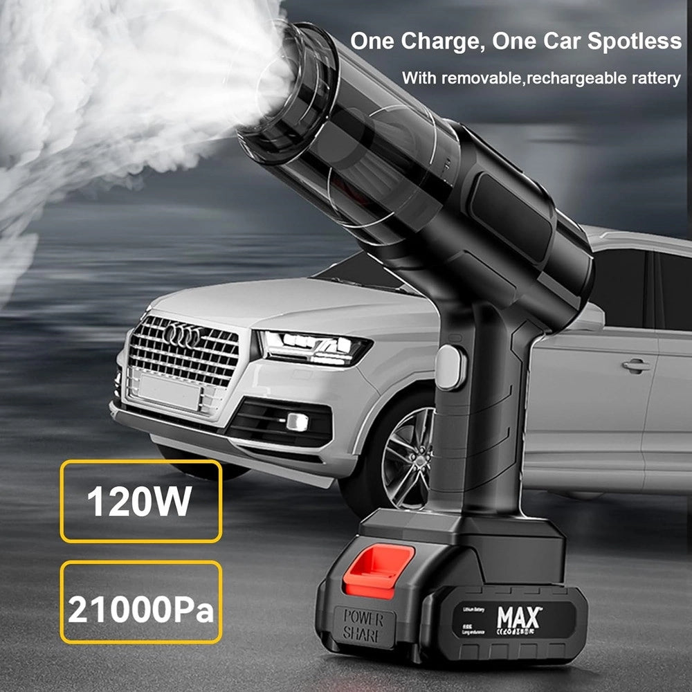 Trade Shop - Mini Aspirapolvere Aspirabriciole Senza Fili Potente Portatile A Batteria Auto Casa -