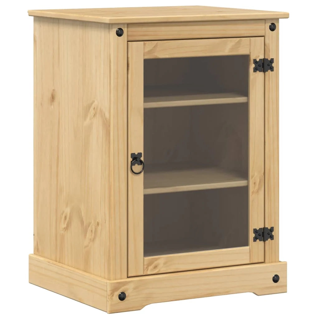 Mobile TV multimediale scaffale per TV credenza mobile TV sala da pranzo soggiorno camera da letto HiFi Corona 60 x 50 x 82 cm legno massello di pino marrone 02_0025428