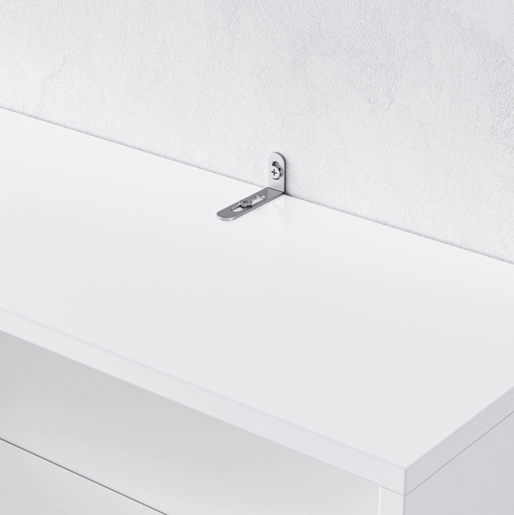 Mobile guardaroba da ingresso 100x35x180 cm in MDF bianco con panca e 4 ganci