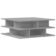 Tavolino da salotto | Tavolino da caff¨¨ | Tavolino da Soggiorno Grigio Cemento 70x70x29cm Legno Multistrato