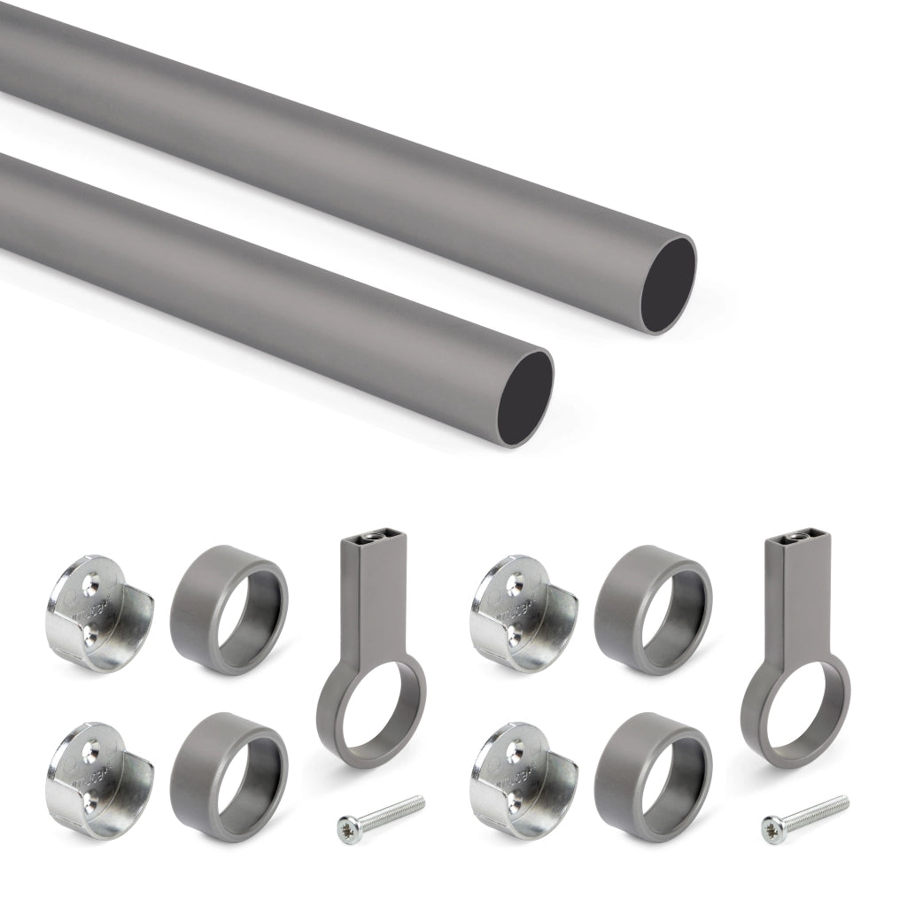 Kit tubo per armadio rotondo Ø28