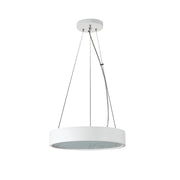 Sospensione Kanlux Jasmin legno bianco Ø37,5 2xE27