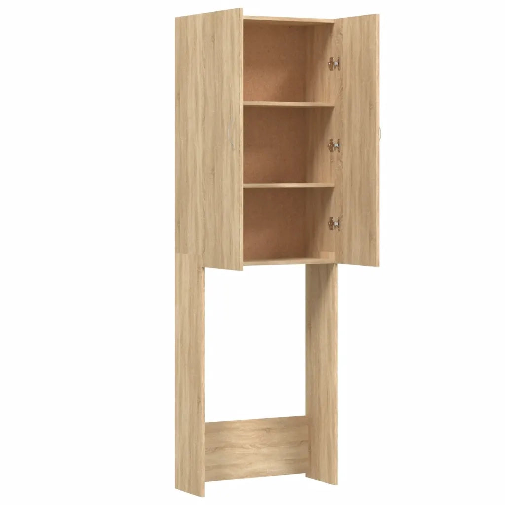 Mobile per Lavatrice Rovere Sonoma 64x25,5x190 cm CFW8848747