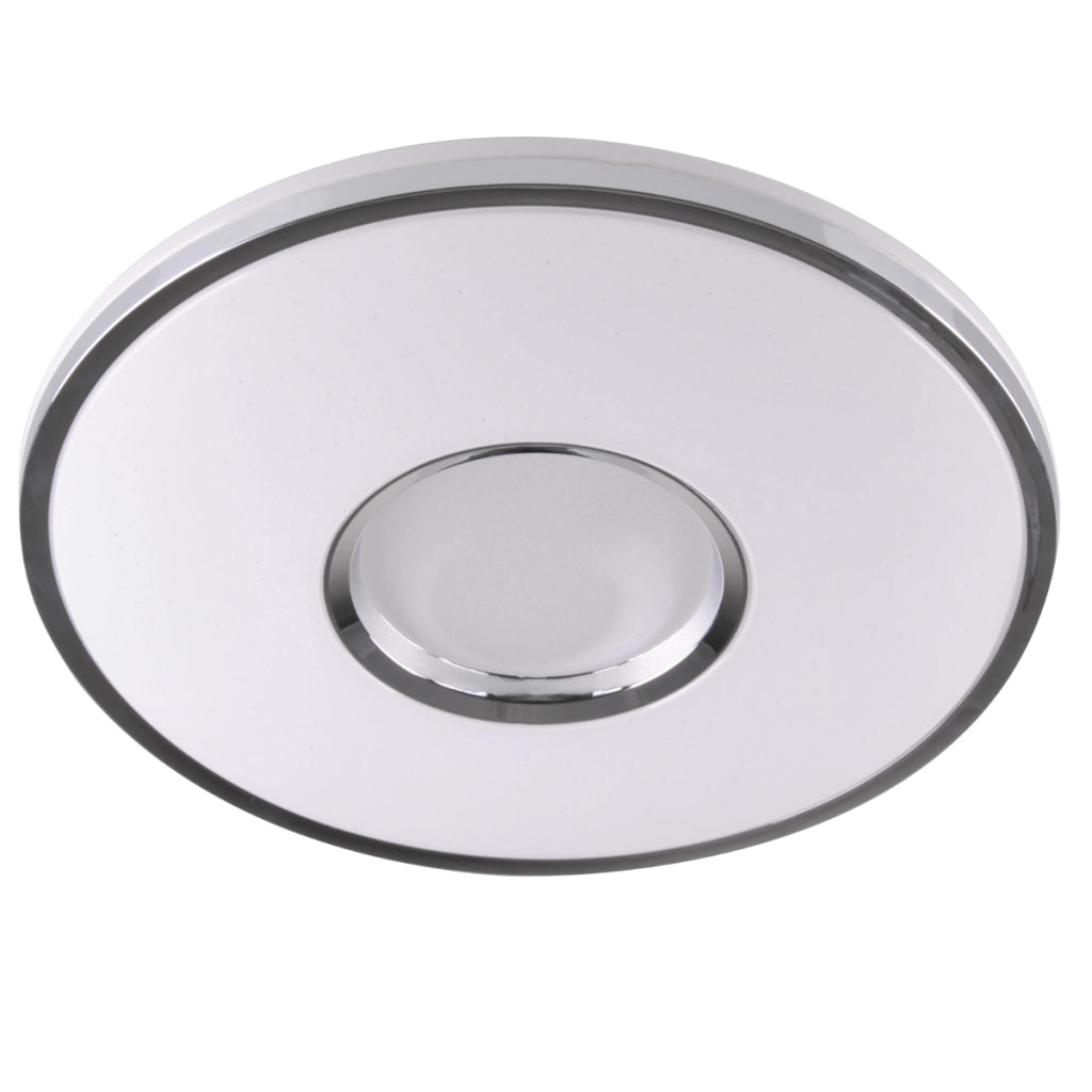 Plafoniera LED Polux Leon 39cm 48W CCT IP44 con telecomando