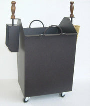 CARRELLO PORTALEGNA WOOD BOX FERRO BATTUTO CRUCCOLINI CARRELLI PORTA LEGNA