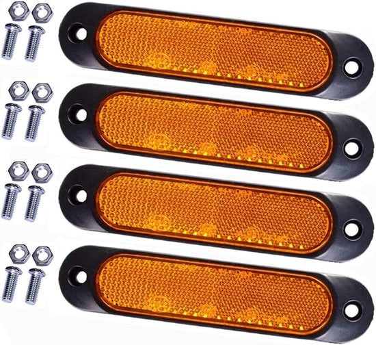 27 LED Segnali di Avviso in Amber per Auto e Camion - 4 Pezzi