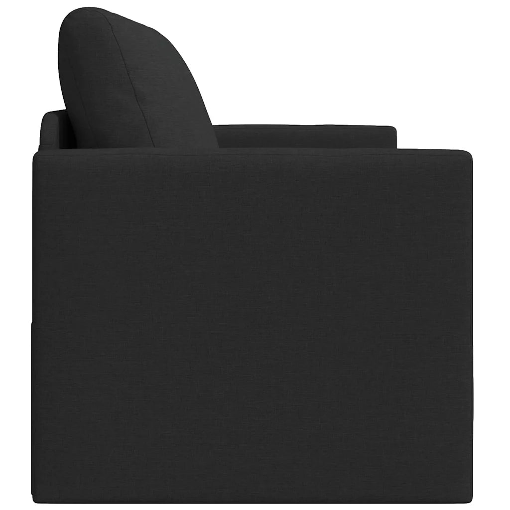 Divano letto 110cm Nero Tessuto 4106693