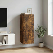 Mobiletto a muro Rovere Fumo 33 x 34,5 x 90 cm 897910