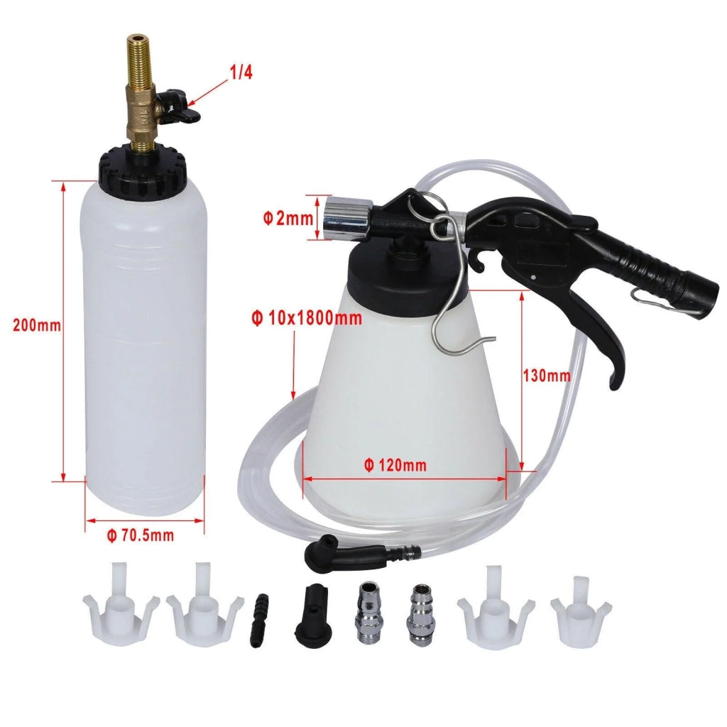 Dispositivo per lo spurgo dei freni bomboletta di ricarica aria compressa da 1 litro per auto 16_0002517