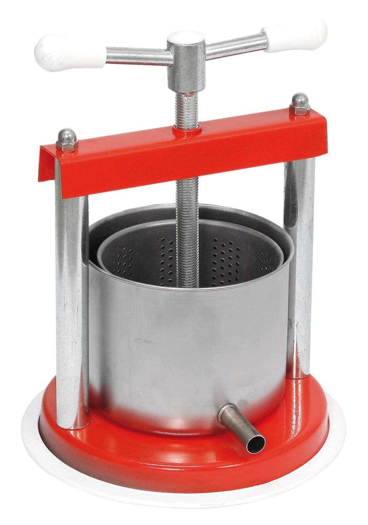 TORCHIETTO PREMITUTTO GRANDE IN ACCIAIO INOX 5 LT