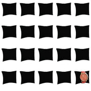 Kit di sostegno per cuscini da 20 - Nero - 7 x 8 cm - Leggero - Sostenibile - Super morbido - Cuscino per gioielli