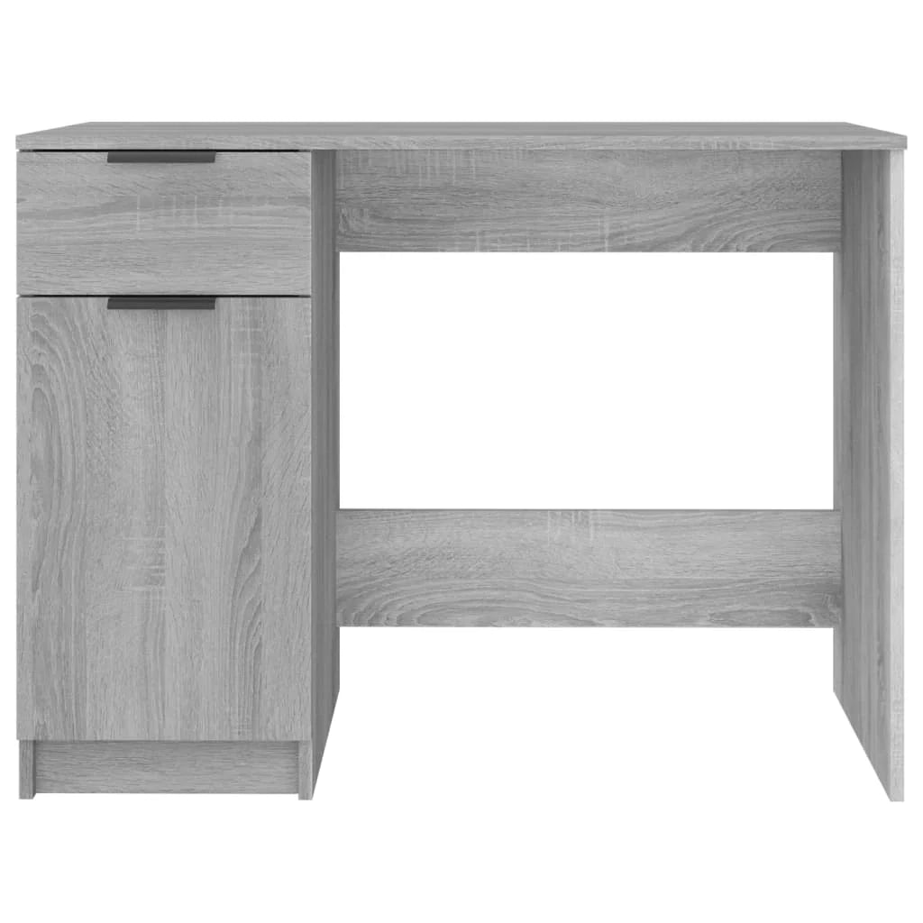 Scrivania Sonoma postazione computer mobile per computer scrivania da studio 100 x 50 x 75 cm legno ingegnerizzato grigio 02_0023937