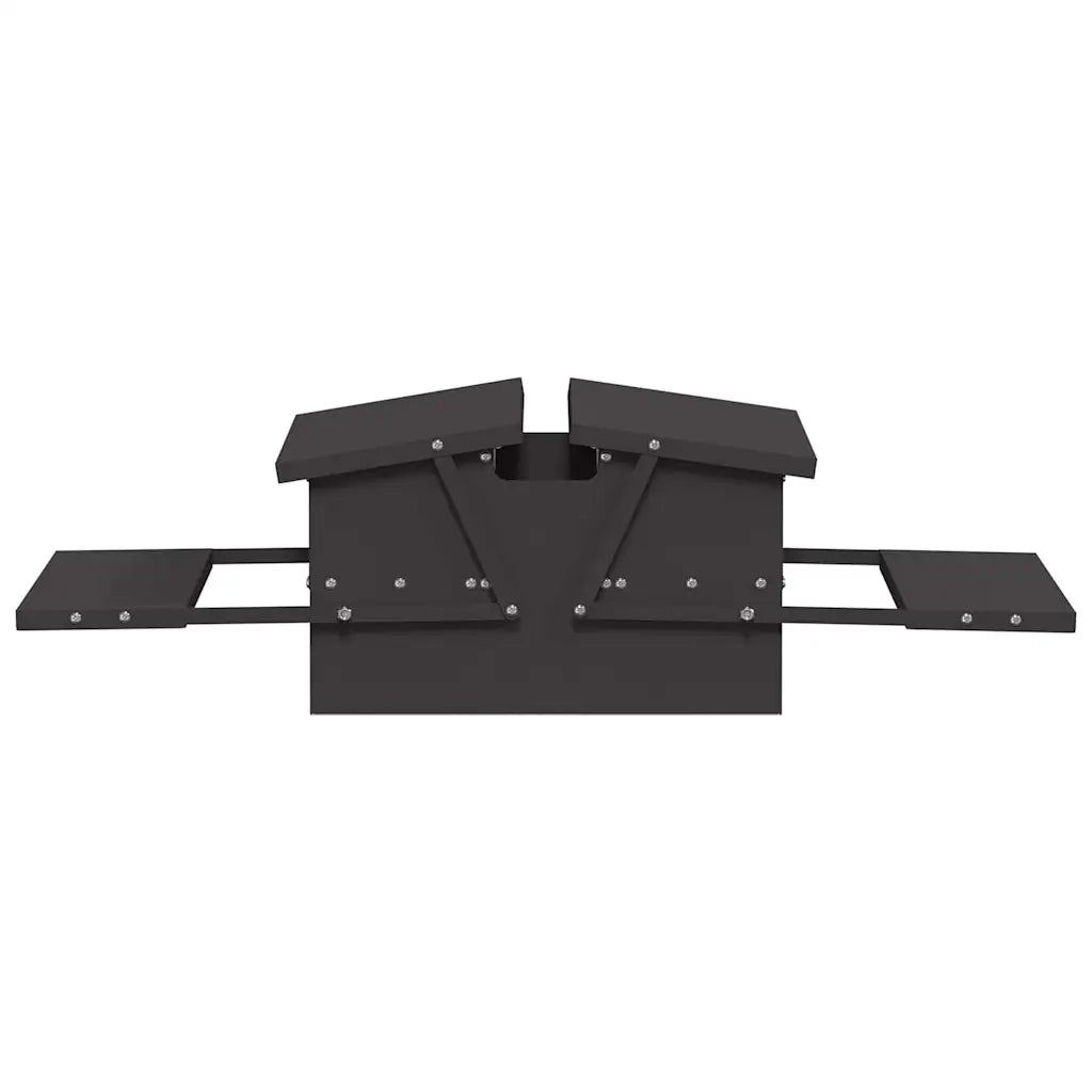 Mangiatore a Pedale per Pollo Nero 75 x 53 x 20,5 cm CFW2994317