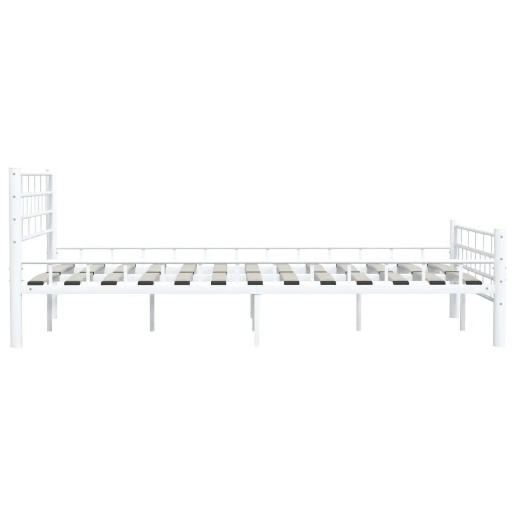 Giroletto-Struttura Letto Bianco in Metallo 140x200 cm 114312