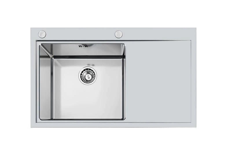 Foster Master 86.1V.FT Lavello ad incasso Rettangolare Acciaio inossidabile