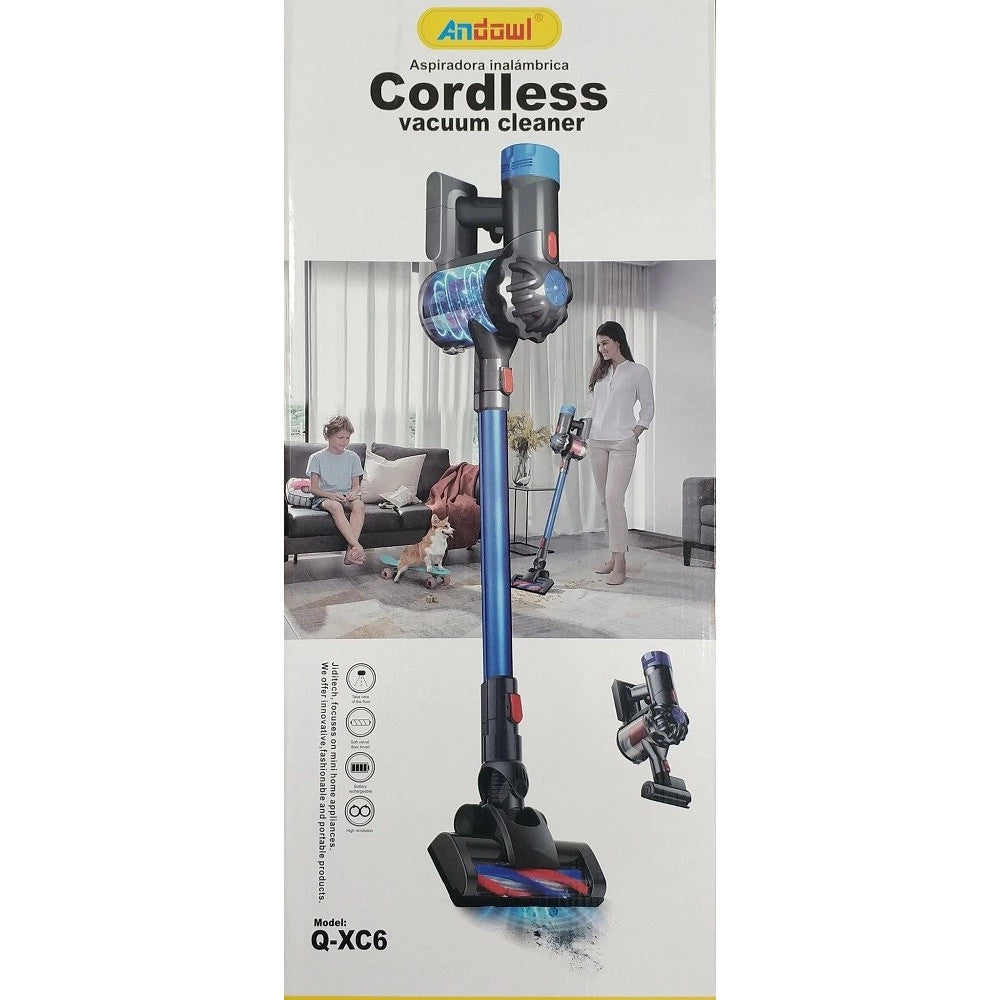 Trade Shop - Aspirapolvere Briciole Scopa Elettrica 2in1 Senza Fili Q-xc6 Tecnologia Ciclonica -