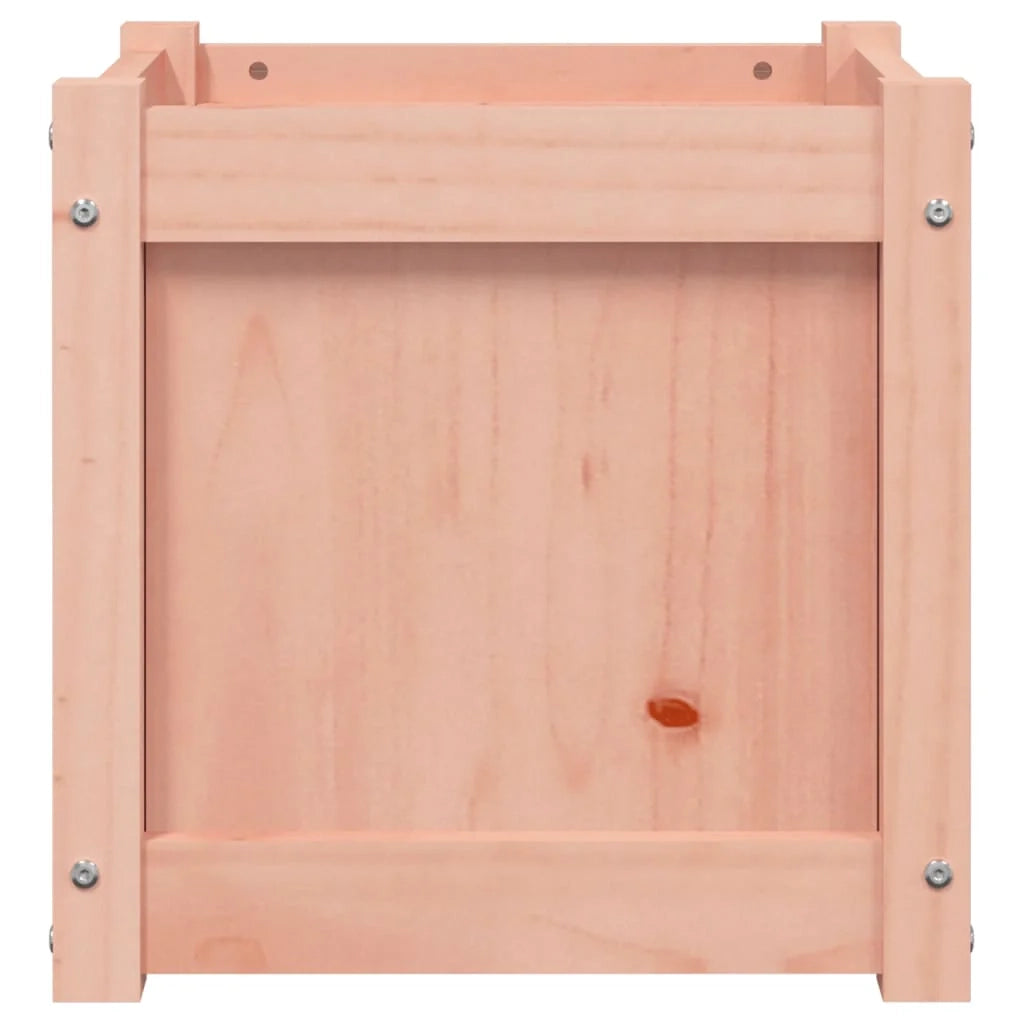 Vassoio per fioriera aiuola rialzata piante fiori terrazza giardino 40 x 40 x 40 cm legno massello marrone Douglas 02_0037559