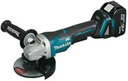 Makita DGA508RTJ Smerigliatrice angolare 125mm + 2 batteria 18V 5Ah Li-ion + valigetta Makpac