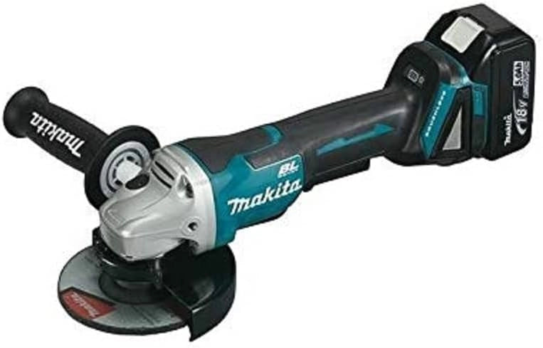 Makita DGA508RTJ Smerigliatrice angolare 125mm + 2 batteria 18V 5Ah Li-ion + valigetta Makpac
