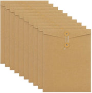 Organizzatore per documenti A4 con corda in tessuto kraft e tas per progetti verticale