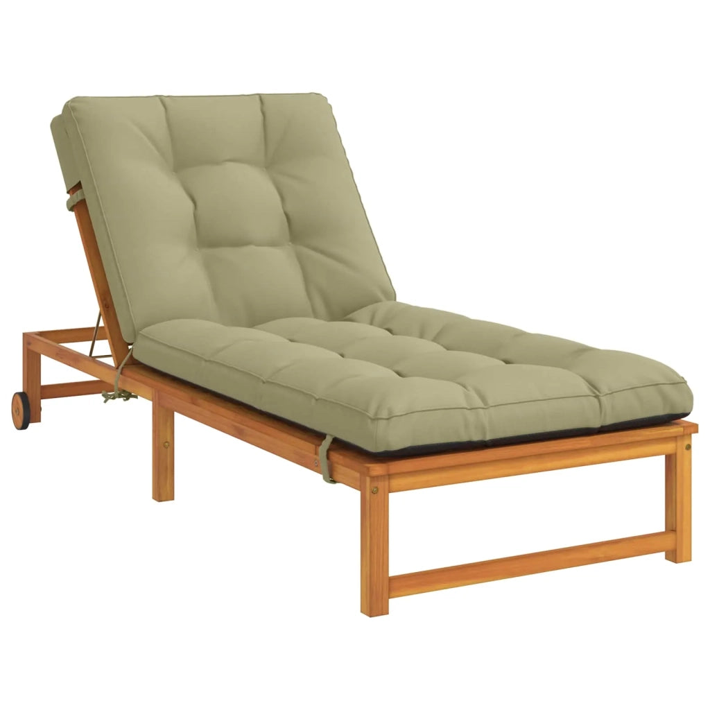 Cuscino per Lettino VIANEN 100% Poliestere Verde chiaro 953855